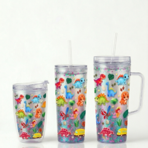 cups coleccion dinosaur